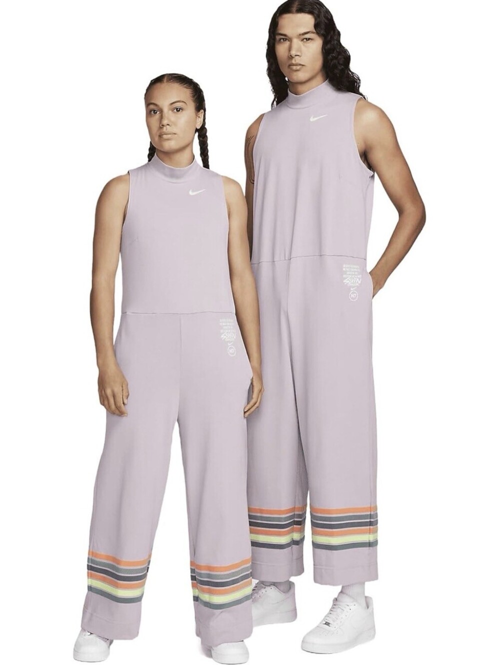 Womans Nike N7 Seven Generations Sportswear Romper/Jumpsuit, Lilac, Size XS NWOT